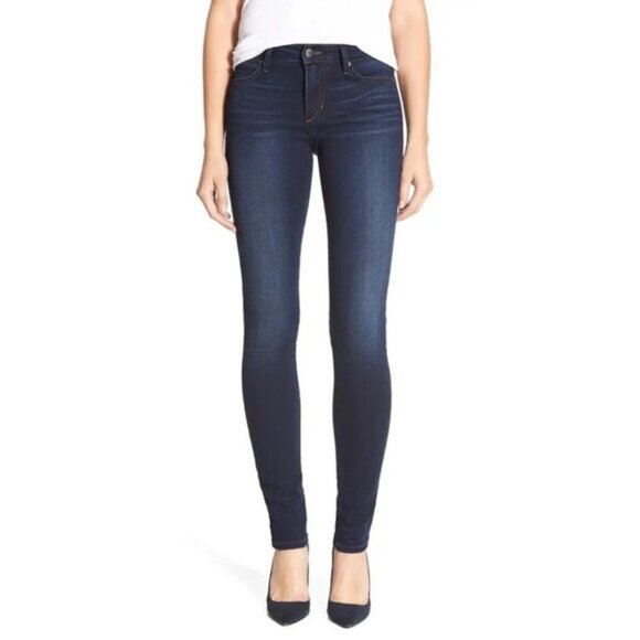 Anthropologie Joe's Jeans Women’s Skinny Jeans Flawless Honey Curvy Dark Wash 24 - Picture 1 of 14